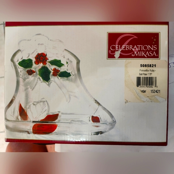 New Celebrations by Mikasa Ruby Bell Plate - Picture 2 of 3